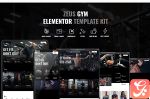 Zeus - Gym & Fitness Elementor Template Kit