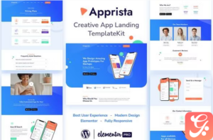 Apprista - Creative App Landing Elementor Template Kit