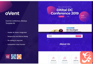 Ovent - Event Conference & Meetup Elementor Template Kit