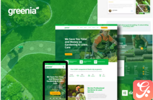 Greenia - Landscape & Gardening Elementor Template Kit