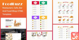 FoodBuzz-Restaurant, Cafe, Bar and Food shop HTML Template