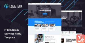 Izeetak - IT Solutions & Services HTML Template