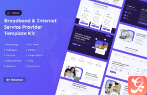 Inexus | Broadband & Internet Service Provider Elementor Template Kit