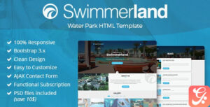 Swimmerland - Water Park HTML Template