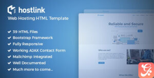 Hostlink - Web Hosting HTML Template