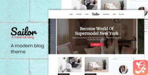 Sailor - A Modern HTML Blog Theme