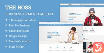 The Boss- Corporate & Business HTML Template