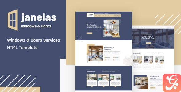 Janelas – Windows & Doors Services HTML Template