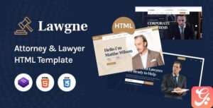 Lawgne – HTML Template for Attorney & Lawyers