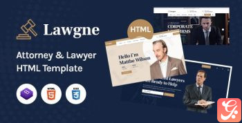Lawgne – HTML Template for Attorney & Lawyers