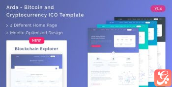 Arda – Bitcoin and Cryptocurrency ICO HTML Template