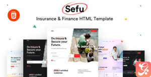 Sefu – Insurance & Finance HTML Template
