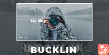 Bucklin – Creative Personal Blog HTML Template
