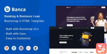 Banca – Banking & Business Loan Bootstrap-5 HTML Website Template