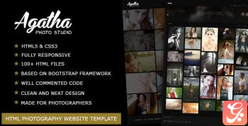 Agatha – Photography Portfolio Website Template