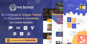 IvyPrep – Education & School WordPress Theme 1.4.8