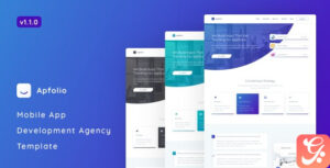 Apfolio – Mobile App Development Agency Template