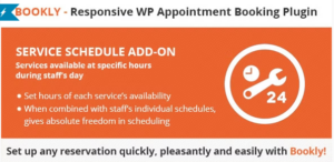 Bookly Service Schedule