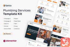 Sanica Plumbing Services Elementor Template Kit