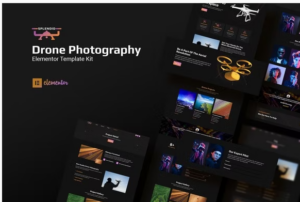 Splendid Drone Photography Elementor Template Kit