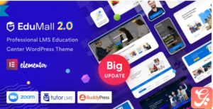 EduMall Professional LMS Education Center WordPress Theme