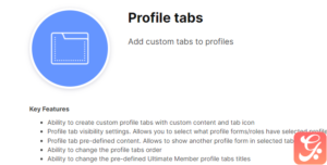 Ultimate Member – Profile Tabs