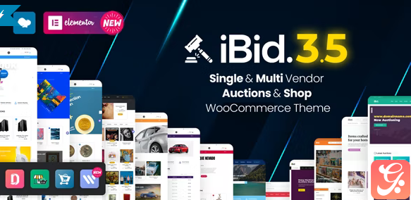 iBid – Multi Vendor Auctions WooCommerce Theme