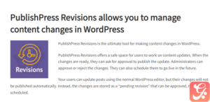 PublishPress – Revisions Pro
