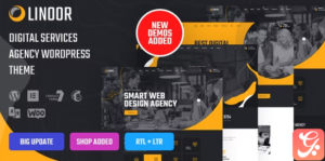 Linoor – Digital Agency Services WordPress Theme