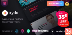 Trydo – Creative Agency Portfolio WordPress Theme