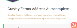 Gravity Perks – Address Autocomplete