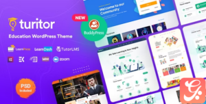 Turitor LMS Education WordPress Theme