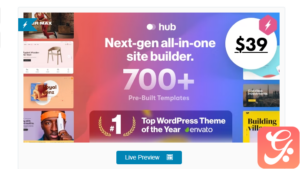 Hub – Responsive Multi Purpose WordPress Theme