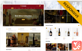 PeriWinkle – Wine Store OpenCart Template