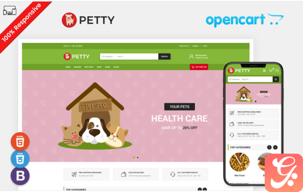 Petty – OpenCart Template