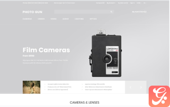Photo Gun – Electronics Store – D¡ommerce Modern OpenCart Template