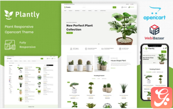 Plantly – Plants And Nursery OpenCart Template