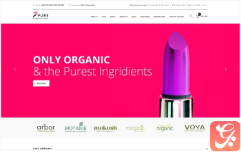 Pure – Beauty Supply Clean OpenCart Template