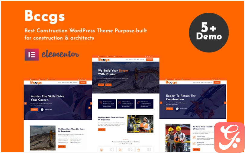 Bccgs- Construction WordPress Theme