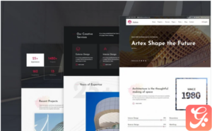 Artex - Architecture, Interior Design & Construction WordPress Theme