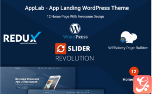 AppLab - App Landing WordPress Theme