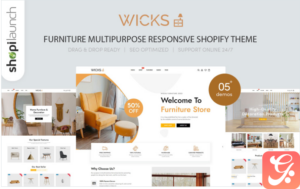 Wicks - Furniture Multipurpose Responsive Shopify Theme