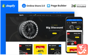 Spark Auto Parts Store Shopify Theme