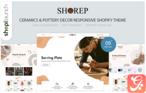 Shorep - Ceramics & Pottery Decor Responsive Shopify Theme
