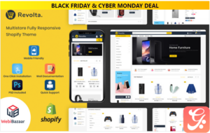 Revolta - Minimal Modern Multistore Shopify Theme