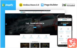 Ridex Game Store Shopify Theme