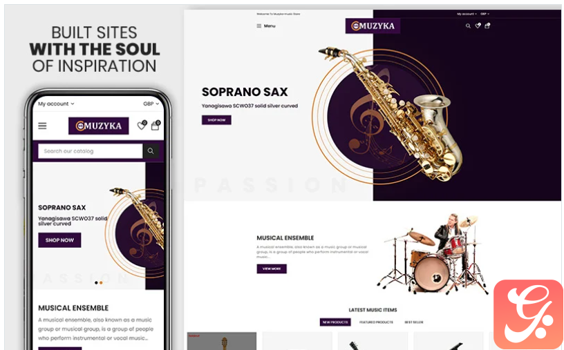 Muzyka - The Music & Guitar Premium Shopify Theme