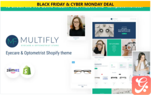 Multifly Eyecare & Optometrist Shopify theme
