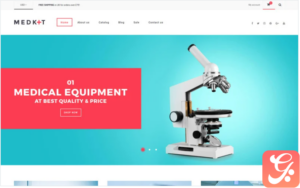 Medical Equipment Responsive Shopify Theme