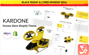 Kardone - Single Product Shop, Drones Shopify Theme